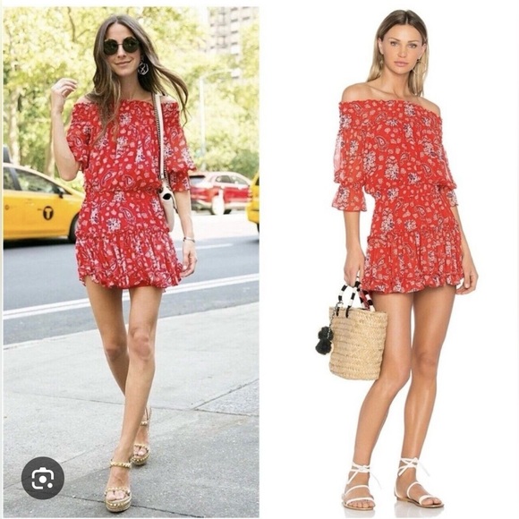 Misa Darla Off Shoulder Dress - Picture 2 of 10